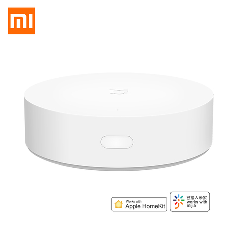 Xiaomi MIJIA Hub de passerelle Multimode ZigBee 3.0 WiFi Bluetooth maille télécommande intelligente travail avec dispositif de sécurité Homekit ► Photo 1/6