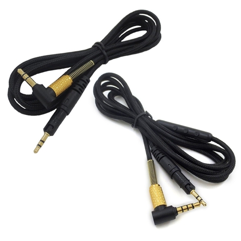 Câble de remplacement de 3.5mm à 2.5mm pour écouteurs audio-technica M50X M40X M70X, avec fonction de réglage ► Photo 1/6