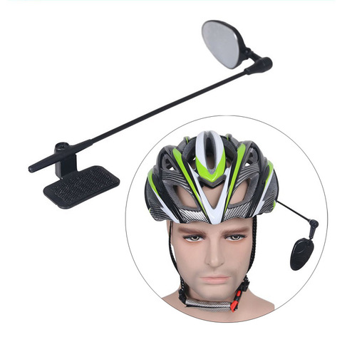 Miroir de bicyclette léger en aluminium léger, Flexible à casque de vélo degrés et réglable sur 360 degrés, accessoires de cyclisme pour l'extérieur ► Photo 1/6