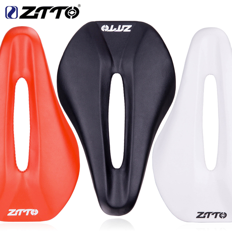 ZTTO – selle de vélo ultralégère, large, ajouré, en PU, respirante, pour vélo de route et de montagne ► Photo 1/6