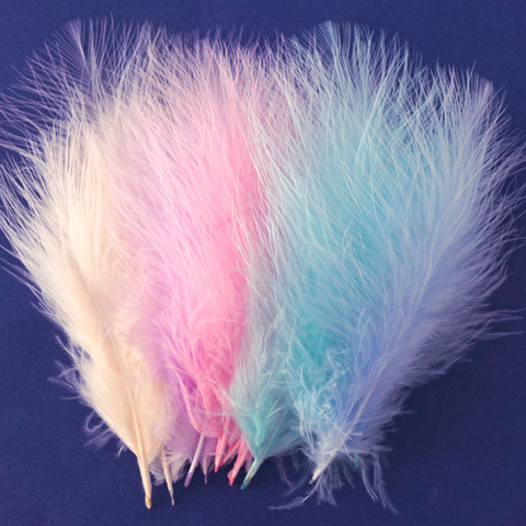 Plumes de poulet naturelles 10-15cm, 50 pièces, 4-6 pouces, plumes de dinde naturelles, artisanat, bricolage, pour carnaval, Halloween, noël, vente en gros ► Photo 1/6