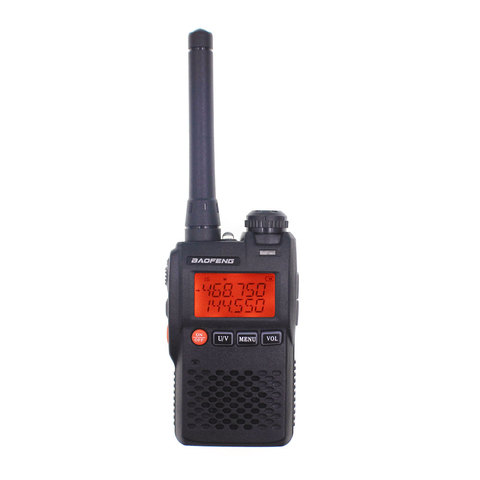 BaoFeng UV-3R talkie-walkie UV 136-174 et 400-470MHZ avec batterie 1500mAh UV3R radio portable ► Photo 1/6