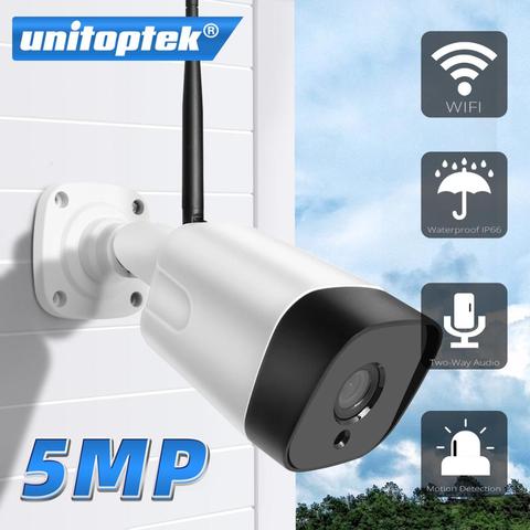 5MP caméra extérieure intelligente WIFI étanche caméra de vidéosurveillance sécurité extérieure Onvif alarme TF carte fente IP caméra Vision nocturne CamHi APP ► Photo 1/6