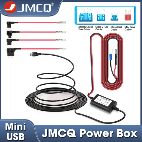 JMCQ – boîte à fusibles 12V, Kit de fils durs, Mini câbles à fusibles, chargeur, convertisseur de puissance pour caméras de tableau de bord, 4 types à double fente ► Photo 1/1