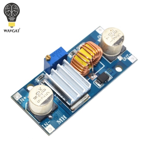 5A XL4015 DC-DC 4-38V à 1.25-36V 24V 12V 9V 5V abaisseur Module d'alimentation réglable LED chargeur au Lithium avec dissipateur de chaleur ► Photo 1/6