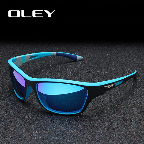 OLEY – lunettes de soleil polarisées pour hommes, lunettes de sport de plein air, marque de luxe de styliste, logo personnalisable YG202 ► Photo 1/6