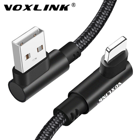 Câble USB VOXLINK 5V 2.4A pour iphone X XS XR câble USB de données de synchronisation de charge rapide pour iphone x xs xr max 8 8Plus 7 6 6s ipad mini ► Photo 1/6