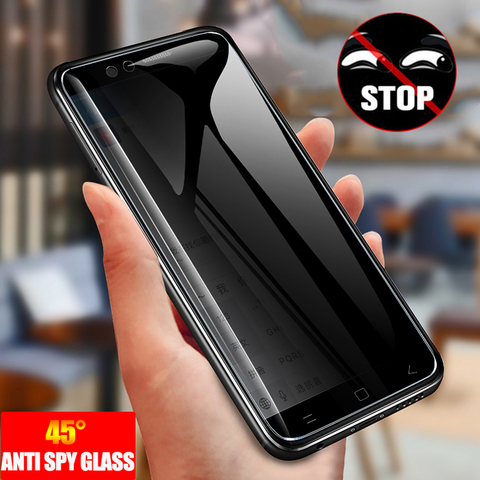 Protecteur d'écran Anti-espion, en verre trempé pour Samsung Galaxy A51 A71 A40 A70 A20 A10s A80 A90 M30 M40 A7 J4 J6 Plus 2022 ► Photo 1/6