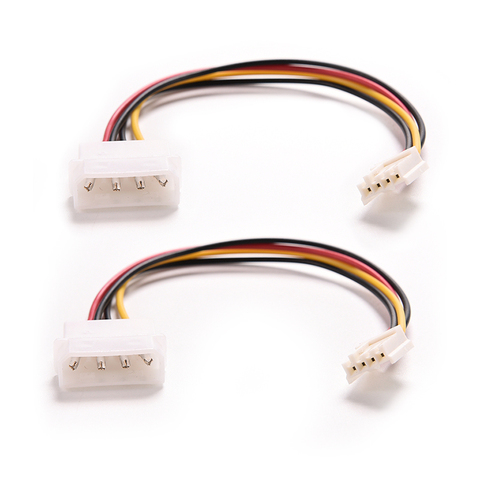 4 broches Molex IDE mâle à 4 P ATA femelle câble d'alimentation pour lecteur de disquette adaptateur ordinateur PC lecteur de disquette connecteur cordon PSU 1PC ► Photo 1/6