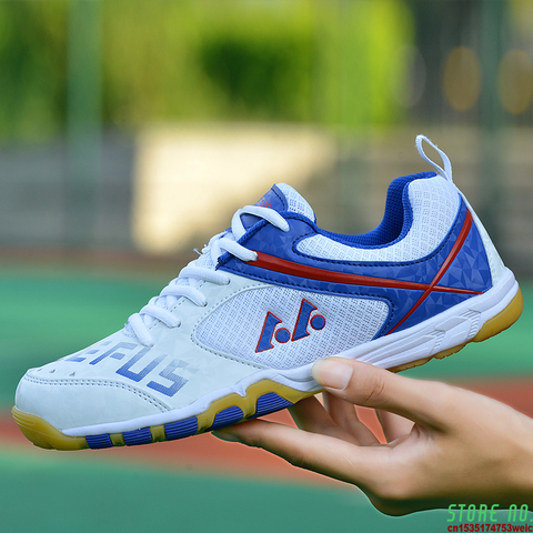 Chaussures de Tennis de Table professionnelles unisexes, baskets respirantes et antidérapantes pour hommes et femmes, chaussures de sport d'athlétisme de haute qualité ► Photo 1/6