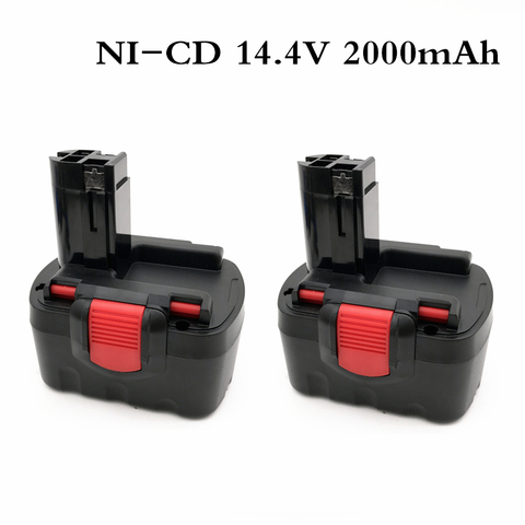 BAT038 14.4V 2000mAh Batterie Rechargeable pour bosch 14.4V Batterie BAT038 BAT040 BAT140 BAT159 BAT041 3660K NI-CD ► Photo 1/4