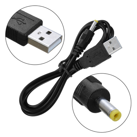 1pc 80cm USB mâle à 4.0x1.7mm câble cc 5V 1A 4.0*1.7 mâle USB câble de Charge d'alimentation pour Sony PSP ► Photo 1/1