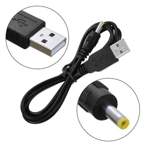 1pc 80cm USB mâle à 4.0x1.7mm câble cc 5V 1A 4.0*1.7 mâle USB câble de Charge d'alimentation pour Sony PSP ► Photo 1/1