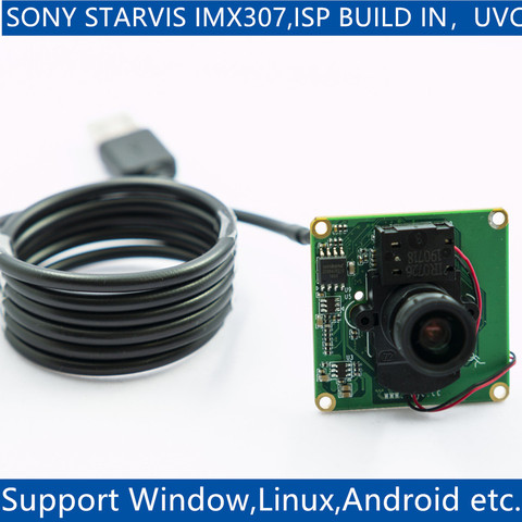 Webcam UVC Usb CS-USB-IMX307, Module de caméra starlight 1080p Full Hd MJPEG/H.264 30fps/60fps ► Photo 1/4