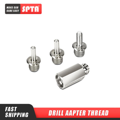 SPTA – adaptateur pour polisseuse de voiture, en alliage d'aluminium à filetage M14, M16, 5/8, 5/16 à 24, pour polisseuse rotative ou perceuse électrique ► Photo 1/3