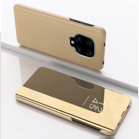 Coque de protection en cuir à rabat pour Xiaomi, étui portefeuille miroir pour Redmi Note 9S, Note 9 Pro Max, Note 8t, 7 Pro, 9S ► Photo 1/6