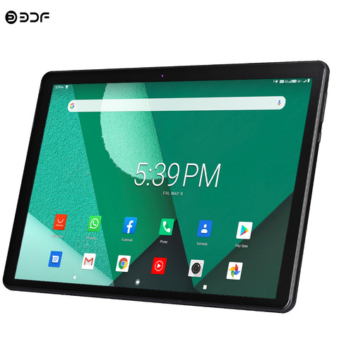Nouveau tablette 10.1 pouces Android 9.0 tablettes Octa Core Google Play 3g 4g LTE appel téléphonique GPS WiFi Bluetooth verre trempé 10 pouces ► Photo 1/6