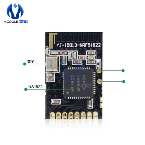 Module d'antenne sans fil Bluetooth 4.0, 2.4 ghz, carte pour Interface UART ULP SPI I2C, nRF51822 Core51822 BLE ► Photo 1/2