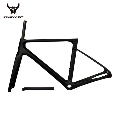 Poussée du cadre de vélo de route en fibre de carbone, axe traversant, dérailleur arrière, cadre de vélo de route 2022x12 avant, 100x12mm ► Photo 1/1