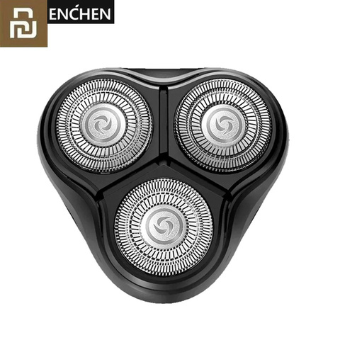 2022 Youpin Enchen noir pierre 3D flotteur ShaverHead Double anneaux rasoir Cutter têtes de coupe pour hommes cadeau Placement ShaverHead ► Photo 1/6