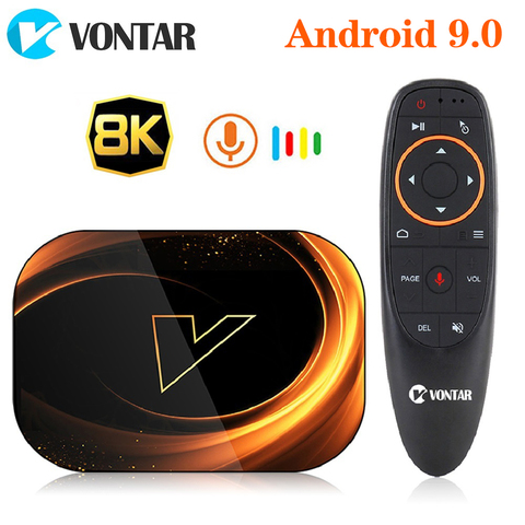 VONTAR X3 4GB 128GB 8K Smart Android 9.0 TV BOX Android 9 Amlogic S905X3 Wifi 1080P 4K Google Player décodeur 4G 64G ► Photo 1/6