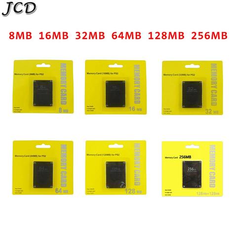 Carte mémoire JCD étendue pour Sony Playstation 2 PS2, Module de bâton de données, 8MB 16MB 32MB 64MB 128MB 256MB ► Photo 1/1