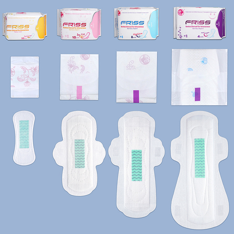 4/8/10/30 Pcs/Pack Maxi Anion serviette hygiénique serviettes menstruelles femmes soins de santé Anion serviettes serviette hygiénique nuit utilisation 330mm ► Photo 1/6