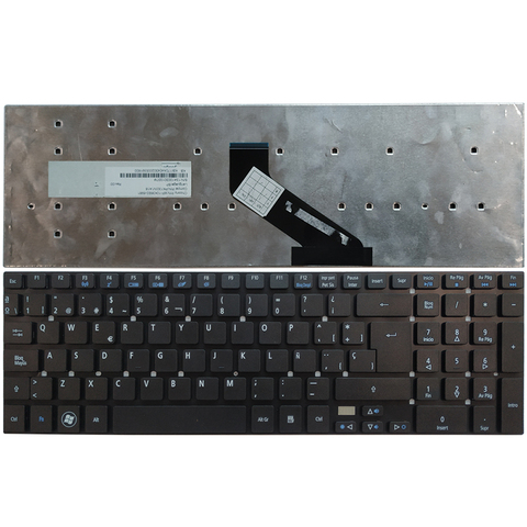 NOUVEAU Clavier espagnol pour Acer Aspire E5-521 E5-521G E5-511 E5-511G E5-571 E5-571G e5-571g-59vx E5-572 Z5WAH SP clavier d'ordinateur portable ► Photo 1/4