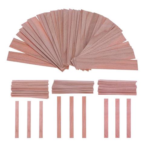 Le bois de 50pcs évacue le noyau de bougies pour des bougies de soja ou de cire de palme faisant des fournitures de bricolage Pick ► Photo 1/6