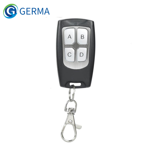 GERMA 433MHz 4 CH bouton EV1527 Code télécommande commutateur RF émetteur sans fil porte-clés pour ouvre-porte de Garage maison intelligente ► Photo 1/6