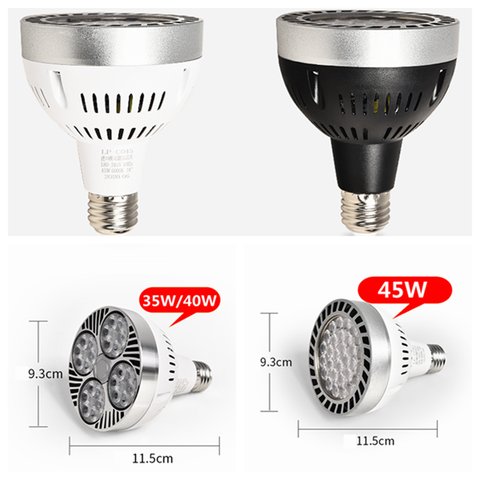 Led haute puissance par30 ampoule 20w 30w 40w 45w e27 super lumineux lampe à économie d'énergie ► Photo 1/6