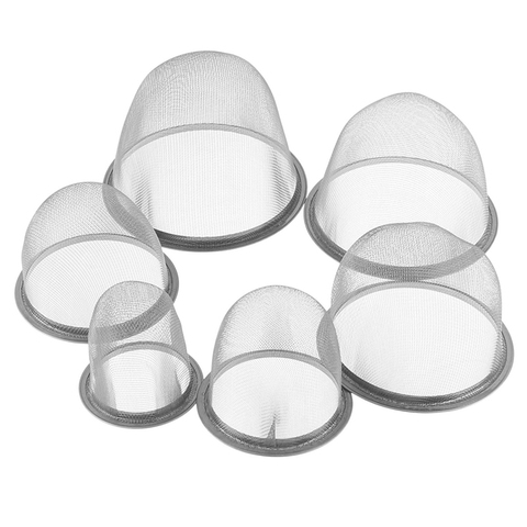 Diamètre réutilisable 5-9.5CM acier inoxydable maille thé infuseur crépine théière thé feuille épice filtre Drinkware accessoires de cuisine ► Photo 1/6