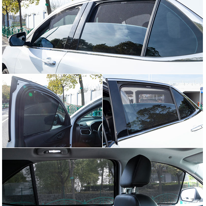 Pare-soleil magnétique pour voiture, protection UV, rideau de voiture,  fenêtre latérale, maille, pare-soleil, film de fenêtre de protection d'été  - AliExpress