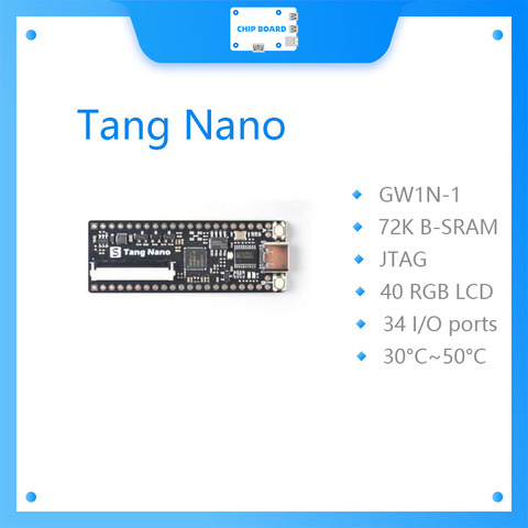 Lichee tamisé Tang Nano minimaliste GW1N-1 FPGA carte de développement à insertion droite platine de prototypage ► Photo 1/2