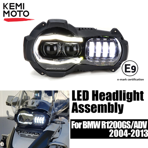 Ensemble de phares de Moto LED, pour BMW R1200GS 2004 – 2012 R 1200GS ADV Adventure 2005 – 2013, nouvel arrivage ► Photo 1/6