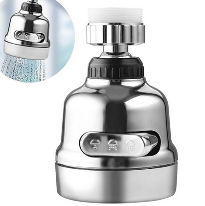 Robinet de cuisine 3 Modes 360 rotatif, robinet aérateur bulle Flexible économie d'eau filtre haute pression adaptateur pulvérisateur 7 ► Photo 1/3