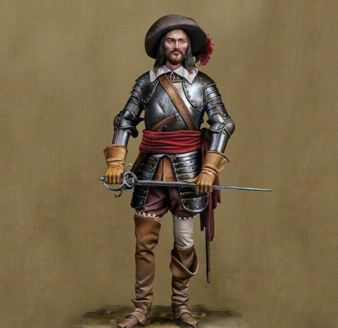 Support de guerrier ancien avec épée en résine, kits de figurines miniatures gk non peintes, 1/24 ► Photo 1/1