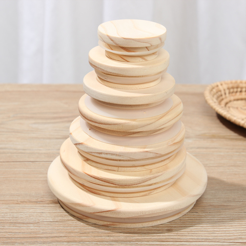 1 pièces différentes tailles couvercles en bambou réutilisables Mason Jar bouchons de mise en conserve ► Photo 1/6