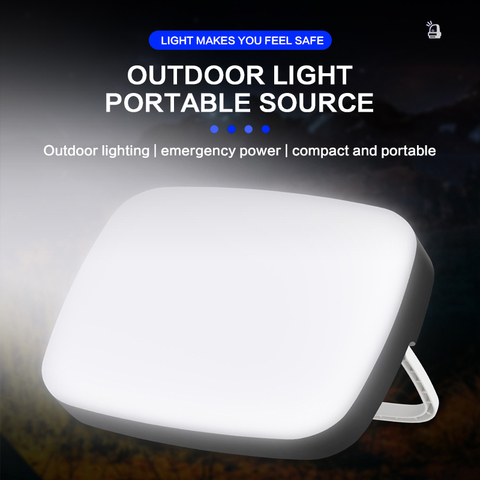 Lanterne de Camping en plein air, grande capacité 20000 MAh, Rechargeable, avec support de boucle ► Photo 1/6