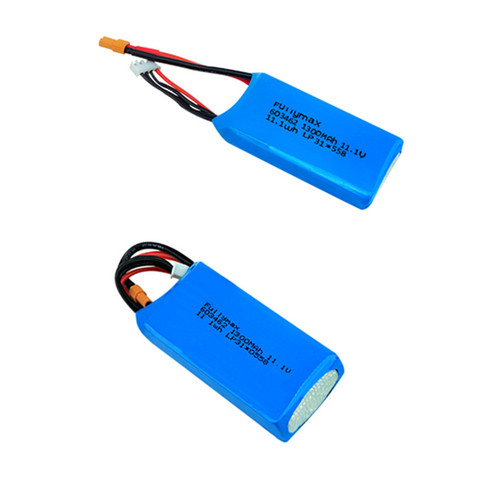 Batterie pour avion XK X450 FPV RC à aile fixe 3S 11.1V 1300mah 20C Lipo, 1 pièces ► Photo 1/2