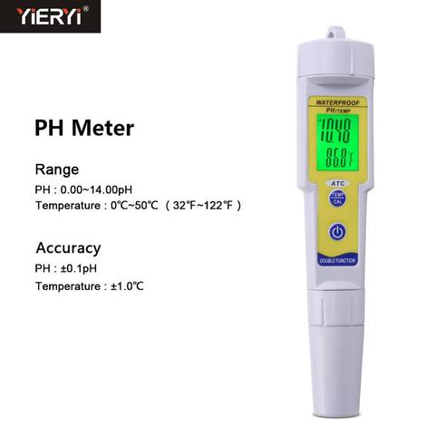 Yieryi – Mini ph-mètre PH-618 étanche à haute précision, appareil d'analyse de la qualité du Type de stylo, avec Correction automatique ► Photo 1/6