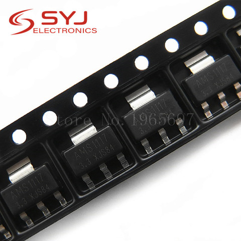 10pcs/lot AMS1117-3.3 AMS1117 LM1117 1117 3.3V 1A SOT-223 In Stock ► Photo 1/1
