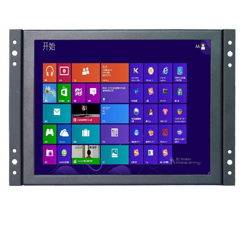 Moniteur tactile 10 pouces petit écran tactile Lcd 800*600 moniteur tactile résistif avec Ration d'écran 4:3 AV/BNC/VGA/HDMI ► Photo 1/6