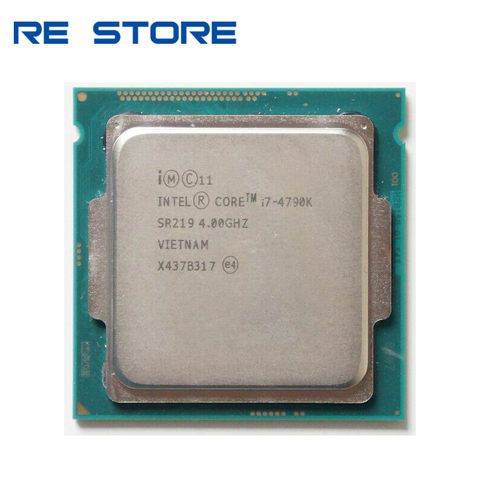 Intel Core i7 4790K 4.0GHz Quad-Core 8 mo Cache avec graphique HD 4600 TDP 88W bureau LGA 1150 processeur d'unité centrale ► Photo 1/1