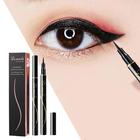 Crayon Eyeliner liquide longue durée imperméable à l'eau séchage rapide noir Eye liner beauté grands yeux outil de maquillage lisse oeil de chat outil cosmétique ► Photo 1/6