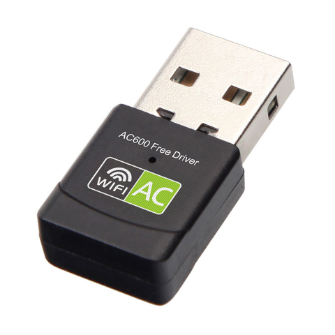 Adaptateur Dongle Wi-fi double bande Wi-fi 802.11n/g/a/ac, 600 mb/s, usb 2.0, 2.4/5GHz, RTL8811CU et Win7/8/10, pilote gratuit ► Photo 1/6