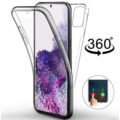 Coque de luxe 360 pour Samsung Galaxy S21 S20 FE S10e S10 S9 S8 Plus S7 Edge Note 8 9 10 20 Ultra double face arrière ► Photo 1/6