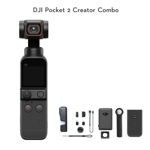 DJI – Pocket 2 avec Zoom 8x ActiveTrack 1/3.0 pouces, caméra avec capteur, Images 64mp, original, neuf, en stock ► Photo 1/5