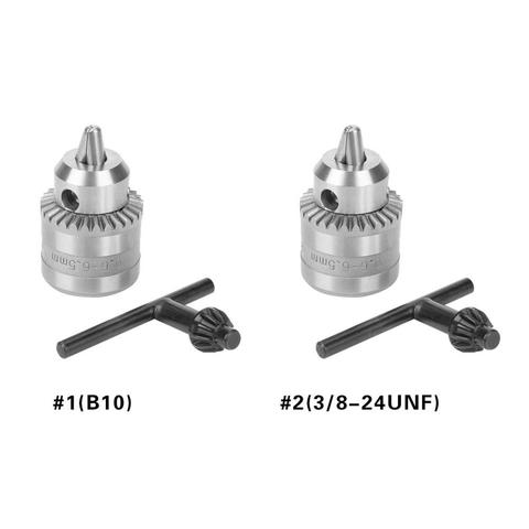 0.6-6.5mm B10 3/8-24UNF Mini clé Type mandrin avec mandrin clé pour perceuse électrique pour perceuse électrique Dril électrique ► Photo 1/6