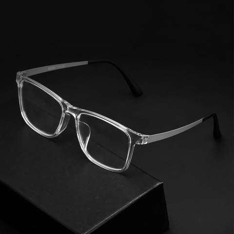 Mode Ultra léger poids lunettes cadre optique pleine jante TR-90 Prescription lunettes pour hommes et femmes lunettes lunettes ► Photo 1/6